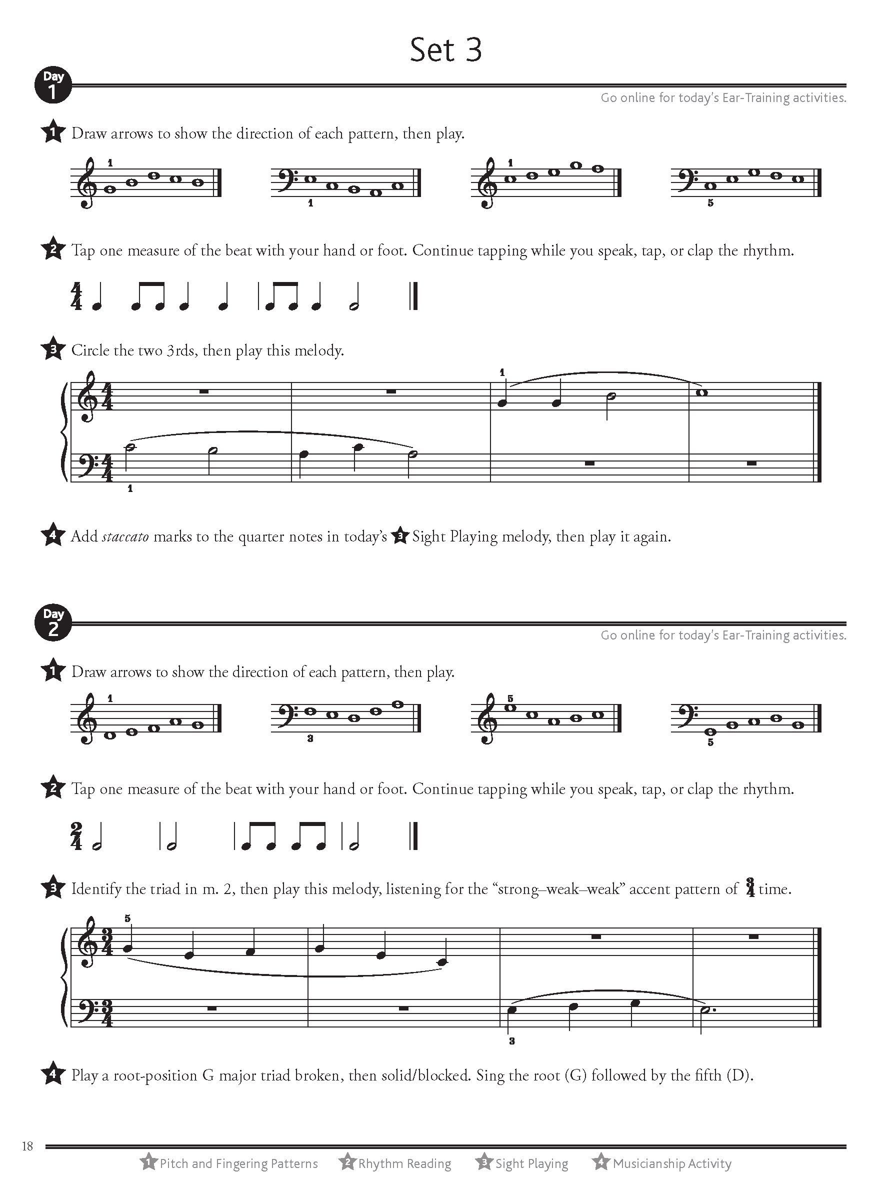 Four Star® Sight Reading and Ear Tests Preparatory B - Image 3